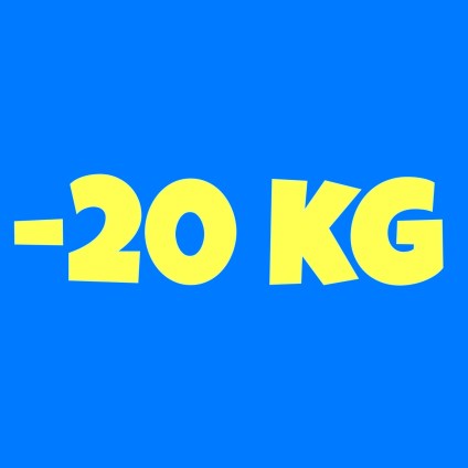 This much weight came off my body.