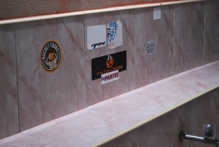 Our last name in the bus stop, it gave me hope :)