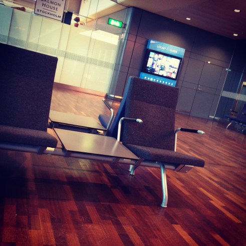 Waiting in Arlanda Airport