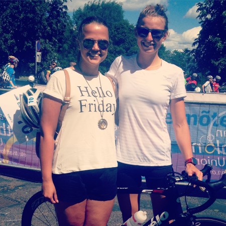 Pühapäeval sain pildile Kaidi Kiviojaga, kes sai ETU European Cup Tartu Triatlonil ülekõrge 3. koha. Ja kui te oleks mu nägu näinud, kui ma nägin ,et ta hakkas mind Instagramis jälgima. :O :D 